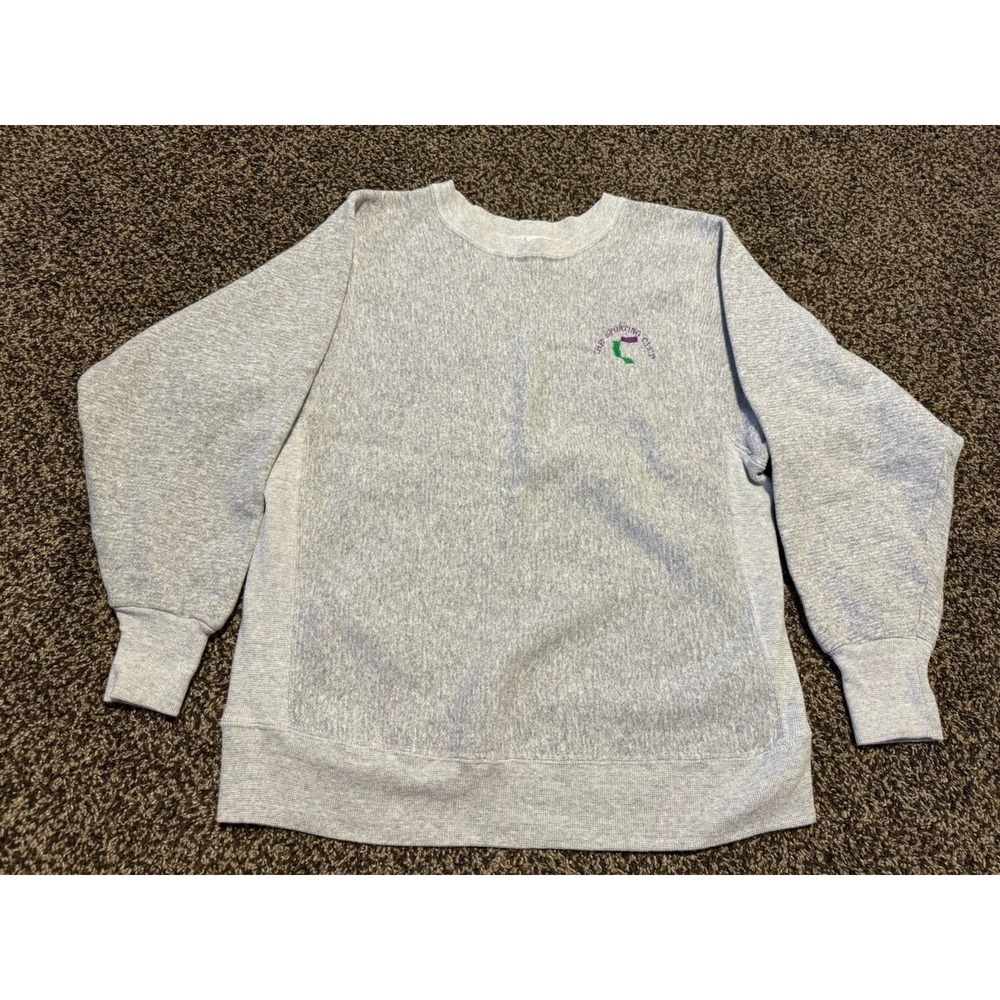 Vintage Hanes Beefy Crewneck Sweatshirt Medium Gray The Sporting Club